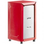 Choice Stainless Steel Tall-Fold Two-Sided Tabletop Napkin Dispenser Choice Stainless Steel Tall-Fold Two-Sided Tabletop Napkin Dispenser