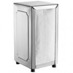 Choice Stainless Steel Tall-Fold Two-Sided Tabletop Napkin Dispenser Choice Stainless Steel Tall-Fold Two-Sided Tabletop Napkin Dispenser