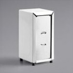 Choice Stainless Steel Tall-Fold Two-Sided Tabletop Napkin Dispenser Choice Stainless Steel Tall-Fold Two-Sided Tabletop Napkin Dispenser