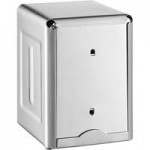Choice Stainless Steel Tall-Fold Two-Sided Tabletop Napkin Dispenser Choice Stainless Steel Tall-Fold Two-Sided Tabletop Napkin Dispenser