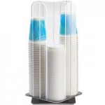 Cal-Mil Classic White 3-Compartment Slanted Cup / Lid Organizer 2048-3-15 Cal-Mil Classic White 3-Compartment Slanted Cup / Lid Organizer 2048-3-15