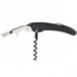 Franmara 3191-01 Two-Lever Waiter's Corkscrew with Black Handle