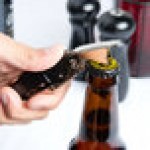 Franmara 3191-01 Two-Lever Waiter's Corkscrew with Black Handle