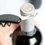 Franmara 3191-01 Two-Lever Waiter's Corkscrew with Black Handle
