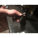Franmara 3191-01 Two-Lever Waiter's Corkscrew with Black Handle