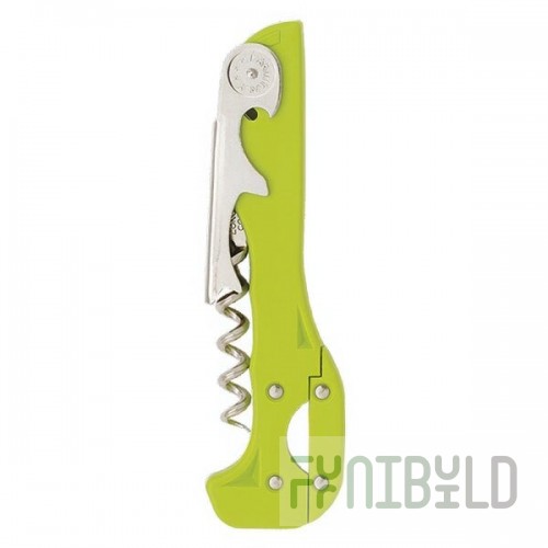 Franmara 2031-18 Boomerang Customizable Two-Step Waiter's Corkscrew with Light Green Handle
