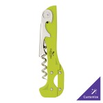 Franmara 2031-18 Boomerang Customizable Two-Step Waiter's Corkscrew with Light Green Handle