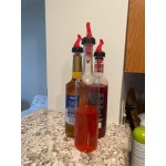 Precision Pours 100 CL C/F 1 oz. Crystal Clear Measured Liquor Pourer with Collar and Fliptop - 12/Pack Precision Pours 100 CL C/F 1 oz. Crystal Clear Measured Liquor Pourer with Collar and Fliptop - 12/Pack