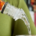 Choice 0.5 oz. 3-Ball Measured Liquor Pourer with No Collar - 12/Pack