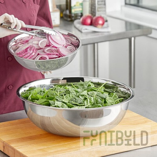 Choice 16 Qt. Heavy Weight Stainless Steel Mixing Bowl