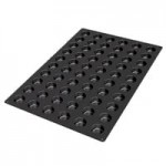 Silikomart SQ064 24 Compartment Half Spheres Silicone Baking Mold - 2 11/16
