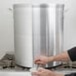 Vollrath 68701 Wear-Ever Classic Select 120 Qt. Heavy Duty Aluminum Stock Pot with Faucet
