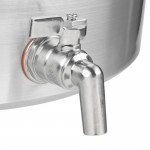 Vollrath 68701 Wear-Ever Classic Select 120 Qt. Heavy Duty Aluminum Stock Pot with Faucet