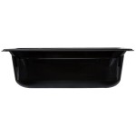 Vollrath 9034420 Super Pan® 1/3 Size Black High Heat Plastic Food Pan - 4