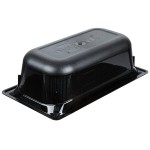 Vollrath 9034420 Super Pan® 1/3 Size Black High Heat Plastic Food Pan - 4