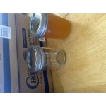 Choice 16 oz. Pint Regular Mouth Glass Canning / Mason Jar with Silver Metal Lid and Band - 12/Case Choice 16 oz. Pint Regular Mouth Glass Canning / Mason Jar with Silver Metal Lid and Band - 12/Case