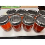 Choice 16 oz. Pint Regular Mouth Glass Canning / Mason Jar with Silver Metal Lid and Band - 12/Case Choice 16 oz. Pint Regular Mouth Glass Canning / Mason Jar with Silver Metal Lid and Band - 12/Case