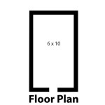 Norlake KLB74610-C Kold Locker 6' x 10' x 7' 4