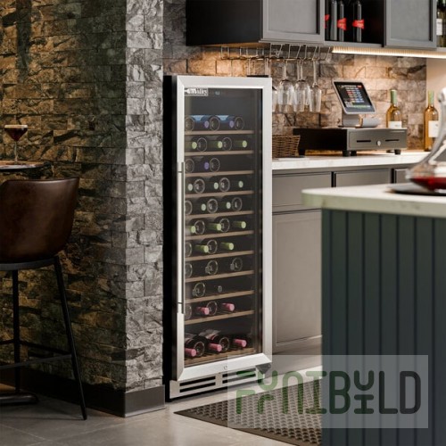 AvaValley WRC-128-SZ Single Temperature Full Glass Door Commercial Wine Cooler