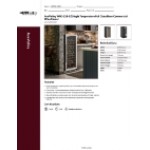 AvaValley WRC-128-SZ Single Temperature Full Glass Door Commercial Wine Cooler