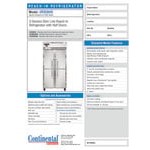 Continental Refrigerator 2RSE-N-HD 36 Continental Refrigerator 2RSE-N-HD 36