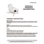 Flash Furniture Charlestown Light Gray Faux Wood Adirondack Chair with Gray Cushions - 2/Set Flash Furniture Charlestown Light Gray Faux Wood Adirondack Chair with Gray Cushions - 2/Set