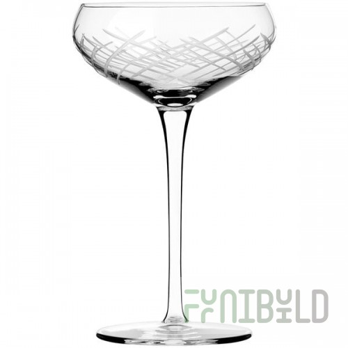 Reserve by Libbey Renewal 9 oz. Crosshatch Coupe Glass - 12/Case