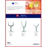 Arcoroc Monti 7 oz. Martini Glass by Arc Cardinal - 12/Case