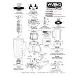 Waring 003548 Blending Assembly for 7011HG, 7011HS, and 7011HB Blenders Waring 003548 Blending Assembly for 7011HG, 7011HS, and 7011HB Blenders