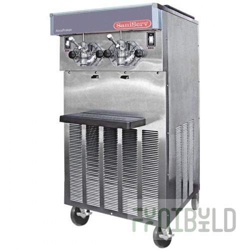 SaniServ 724 Twin Flavor 40 Qt. Air Cooled Frozen Cocktail Machine with 2 Hoppers - 208/230V