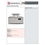 Sammic SU-6100P Double Chamber Vacuum Packaging Machine with Four 26 Sammic SU-6100P Double Chamber Vacuum Packaging Machine with Four 26