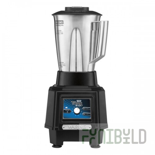Waring TBB175S4 2 hp Torq 2.0 Blender with Electronic Touchpad Controls, Variable Speed Control Dial, and 48 oz. Stainless Steel Container - 120V