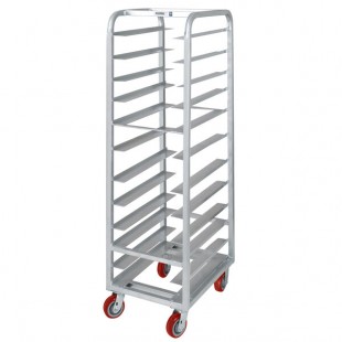 Channel AXD-UTR-12 12 Pan Heavy-Duty Aluminum Steam Table / Bun Pan Rack - Assembled Channel AXD-UTR-12 12 Pan Heavy-Duty Aluminum Steam Table / Bun Pan Rack - Assembled