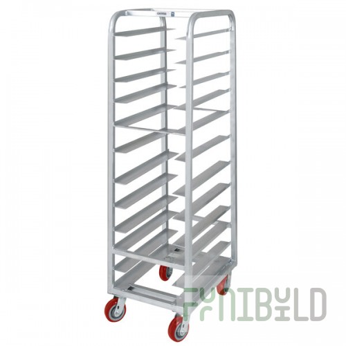Channel AXD-UTR-12 12 Pan Heavy-Duty Aluminum Steam Table / Bun Pan Rack - Assembled