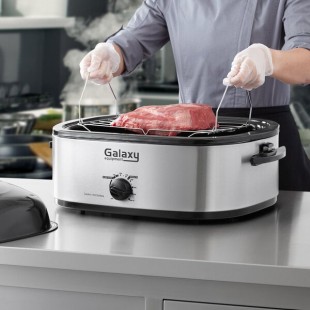 Galaxy GCR18 18 Qt. Countertop Roaster Oven / Warmer - 120V, 1450W
