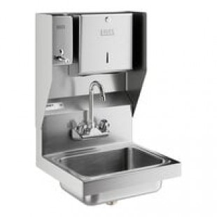 Regency Top Mounted Paper Towel and Soap Dispenser for 17