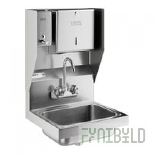 Regency Top Mounted Paper Towel and Soap Dispenser for 17