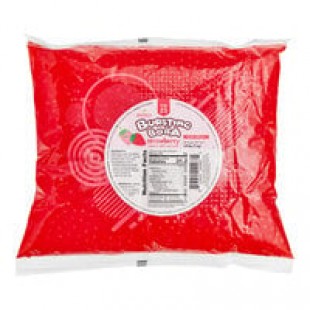 Bossen Pure25 Strawberry Bursting Boba 7.04 lb. - 4/Case Bossen Pure25 Strawberry Bursting Boba 7.04 lb. - 4/Case