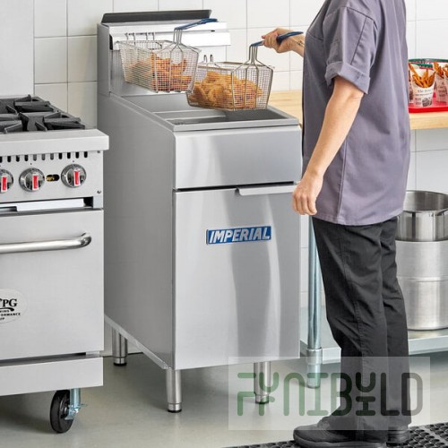Imperial Range IFS-50NG Natural Gas 50 lb. Tube Fired Fryer - 140,000 BTU