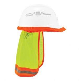 Ergodyne GloWear 8005 Hi-Vis Lime Mesh Hard Hat Neck Shade with Reflective Trim 29053 Ergodyne GloWear 8005 Hi-Vis Lime Mesh Hard Hat Neck Shade with Reflective Trim 29053