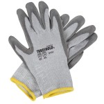 Cordova Threshold Gray HPPE / Steel / Glass Fiber Cut Resistant Gloves with Gray Polyurethane Palm Coating - Extra Large