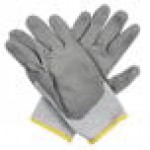 Cordova Threshold Gray HPPE / Steel / Glass Fiber Cut Resistant Gloves with Gray Polyurethane Palm Coating - Extra Large
