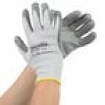 Cordova Threshold Gray HPPE / Steel / Glass Fiber Cut Resistant Gloves with Gray Polyurethane Palm Coating - Extra Large