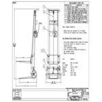 Wesco Industrial Products 750 lb. 2-Wheel Steel Winch Pedalift with 22