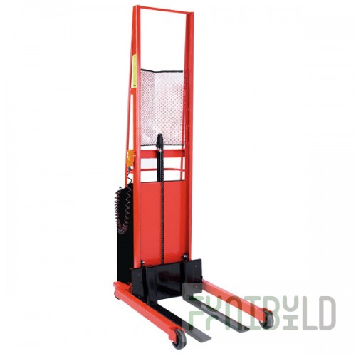 Wesco Industrial Products 1,000 lb. Power Lift Straddle Fork Stacker with 30