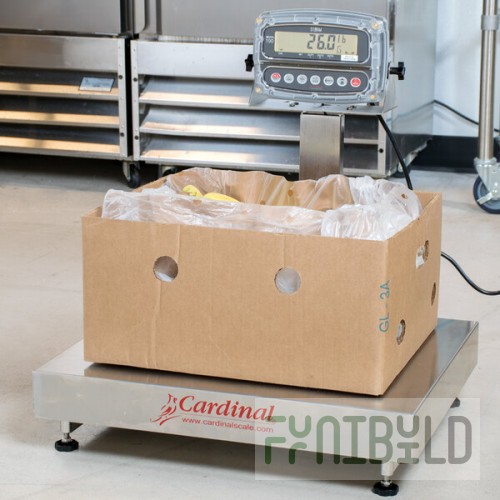 Cardinal Detecto EB-300-190 300 lb. Electronic Bench Scale with 190 Indicator and Tower Display, Legal for Trade