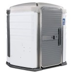 PolyJohn SA1-1008 We'll Care III White Wheelchair Accessible Portable Restroom - Assembled PolyJohn SA1-1008 We'll Care III White Wheelchair Accessible Portable Restroom - Assembled