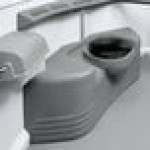 PolyJohn SA1-1008 We'll Care III White Wheelchair Accessible Portable Restroom - Assembled PolyJohn SA1-1008 We'll Care III White Wheelchair Accessible Portable Restroom - Assembled