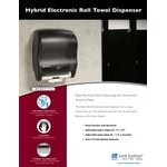 San Jamar T8300TBK Hybrid Classic Black Pearl Hands Free Paper Towel Dispenser