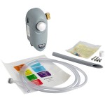 Dema Fusion One Manual Bottle Filling Chemical Dispenser with Action Gap and White Push Button - 1.0 GPM Dema Fusion One Manual Bottle Filling Chemical Dispenser with Action Gap and White Push Button - 1.0 GPM